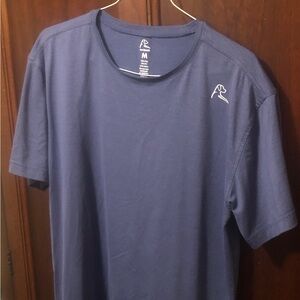 RHOBACK Blitz Tech Tee Heather Blue Performance Short Sleeve T-Shirt Men's M